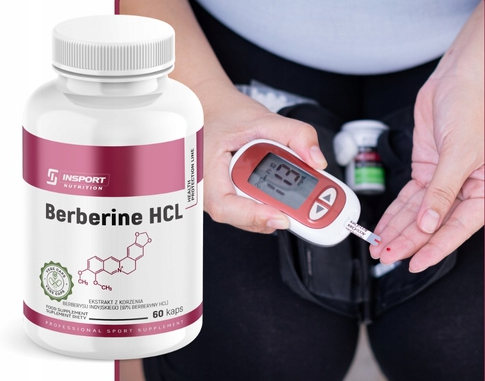 BERBERYNA HCL 500 mg 60 kap